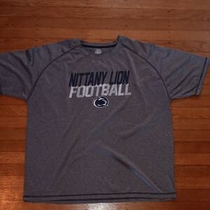Rivalry Threads Grey Heather Graphic Tee with White Logo